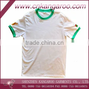 Adult Round Neck Ringspun Cotton Short Sleeve T-shirt thumbnail-1