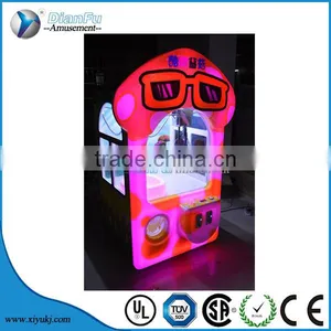 2015 New Prize Claw Crane Machine Mushroom /coin Operated Plush Mini Candy Toy Doll Vending Crane Machine for Sale thumbnail-3