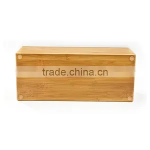 Aonong High Quality Bamboo Tissue Box/desk Organizer for Smartphones & Tablets thumbnail-4