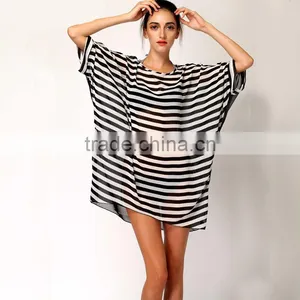 Fashion Women's Bikini Swimsuit Cover Up Sexy Chiffon Pareo Beach Sarong Swimwear Cover Up Women Wholesale OEM thumbnail-2
