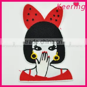 Professional Embroidery Patch With Flower for Clothing WPHA-305 thumbnail-1