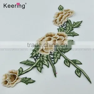 Sew On Clothes Embroidery Patches Badge For Women Wedding Clothes DIY Decoration thumbnail-2