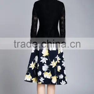 Spring Season Ladies Long Sleeve Elegant Lace Shirt thumbnail-4