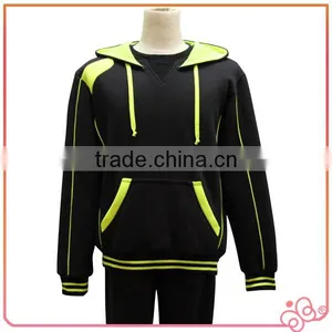Hot Selling Promotion Cheap Bulk Wholesale Men Fleece Hoody Tracksuit Sportswear Sets Pullover Custom Logo thumbnail-1