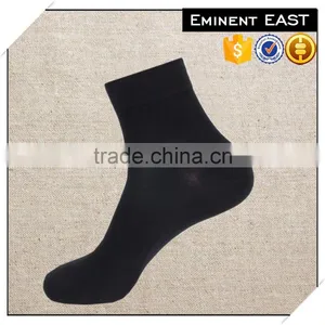 Men Cotton Dress Socks Solid Color Custom Made Design thumbnail-1