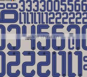 Wholesale Heat Transfer Soccer Numbers Sport Wear, Heat Transfer Printing on Sport Numbers thumbnail-3