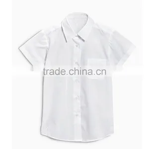 Chinese Factory Wholesale Apparel Primary School Uniform Design White Shirts thumbnail-3