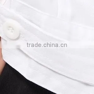 Poly-Cotton White Security Short Sleeve Guard Shirts With Bow Tie thumbnail-4