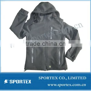 Cool Gery Softshell Coat for Women thumbnail-1