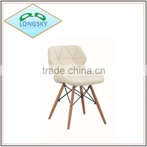 Popular Design Hot-sale Leather Chair With Wooden Legs thumbnail-1