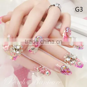 2017 Manicure Artificial Full Nails Art Finished Nails thumbnail-3