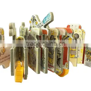 Mini-wheels Book Children Board Book Grey Board Die Cutting Book Customizable Puzzle Book thumbnail-3