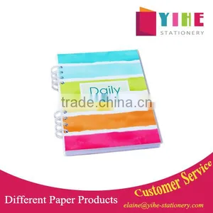 Spiral Binding Full Color Printing Notebook Custom ,school & Office Cheap Planner Printing thumbnail-1