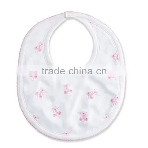 Pima Cotton Print Pattern Baby Drool Bibs Unisex Bandana Bibs thumbnail-2