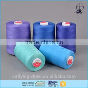 Virgin Quality Dyed Wholesale Polyester Sewing Thread for Suit Dress thumbnail-1
