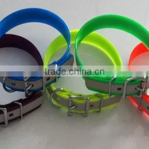 Waterproof Nylon Safety Reflective Dog Collar for Walking thumbnail-5