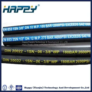 R1/ En 853 1sn High Pressure Rubber Hydraulic Hose thumbnail-3