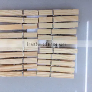 36pk Decorative Mini Wood Clothespins Spring for Clothing thumbnail-4
