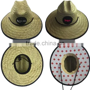 YXH8/ Custom High Quality Straw Hat Outdoor Surf Straw Hat Wholeasle thumbnail-1