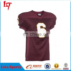 Mesh Fabric American Football Training Jersey/ Customized American Football Uniform Top thumbnail-1