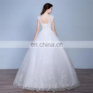 HS1617 Ball Gown Wedding Dresses 2017 New Gorgeous Dazzling Princess Bridal Real Image Luxurious Tulle Handmade Rhinestone thumbnail-2