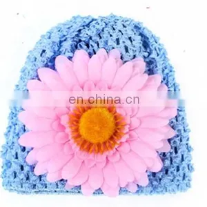 New Born Baby Hat Simulation Sun Flower Child Hat Baby Knitted Hat Elastic Baby Hat thumbnail-5