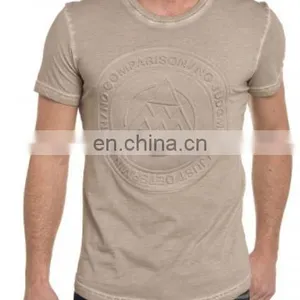 China Supplier Cotton Jersey Casual Mens T Shirt Plain T-shirt, Tee Fabric Kintted Garments thumbnail-3