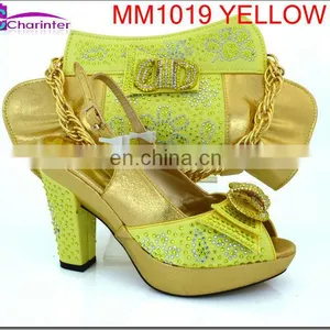 Italian Matching Shoes and Bags Nigeria Wedding Shoes and Bags African Shoes and Bag Sets thumbnail-4