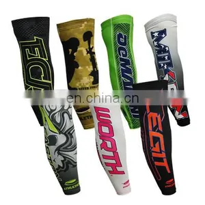 Wholesale Cycling Wear Arm Sleeves - Hot Sale Sublimation Cycling Arm Warmer and Hand Sleeves Custom Arm Sleeves thumbnail-1