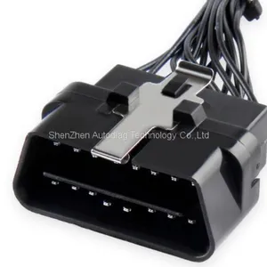 OBD2 OBDII 16 Pin Extension Connector Adapter Cable 1 to 3 16Pin OBD Cable OBD 2 Connector Diagnostic-tool For Elm 327 thumbnail-4
