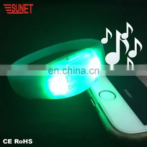 Hot New Products 2018 Plastic Soft Led Wristband Flashing Bracelets thumbnail-1