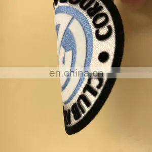 Factory Direct Football Jersey Patches Sports Team Patches 3d Flock Football Team Patches thumbnail-3