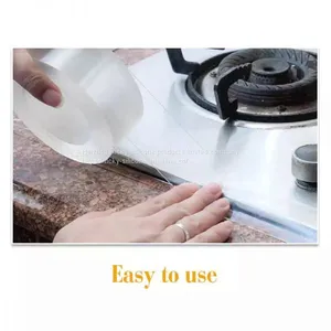 Kitchen Sink Transparent Tape Resistant Waterproof Bathroom Toilet Home Pool Anti-Mildew Tape Strong Self-adhesive Sealing Tape thumbnail-1