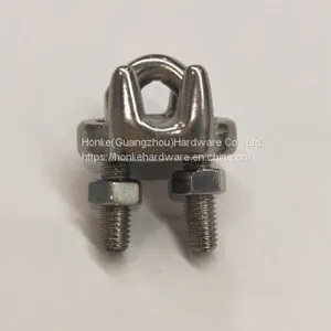 Heavy Duty 304 Stainless Steel Standard U Shape Bolt Wire Rope Clip Cable Clamp thumbnail-4