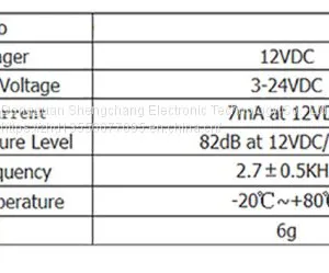 Piezoelectric Passive Buzze Scdz30*10 thumbnail-2