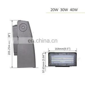 Complete or Semi Cut off Outdoor Wall Led Lighting 20W 35W 60W 80W Led Wall Pack Light thumbnail-4