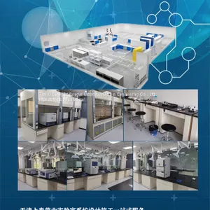 Sterile Workshop/Pharmaceutical Factory GMP Certification Clean Workshop/Clean Laboratory/aluninum Accessaries in Clean Room/high Efficiency Particulate Air Filters/Sightglass thumbnail-1