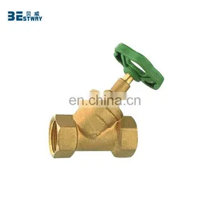 CW617N Brass Y Type Stop Valve With Plastic Handle thumbnail-1