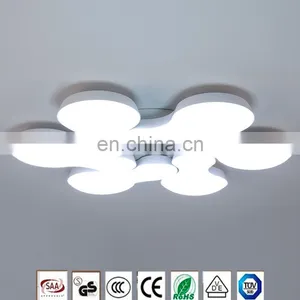 Warm Creative Led Ceiling Lamp Bedroom Restaurant Living Room Lights thumbnail-1
