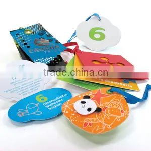 Customized For Gift Clothing Garment Hang Tag With String Eyelet Hang Tag thumbnail-3
