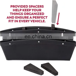 2021 New Universal Car Seat Gap Organizer Seat Crevice Storage Box Holds Phone Money Cards Keys Pockets Storage thumbnail-2