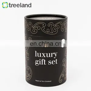 Custom Design Cylinder Paper Cardboard Luxury Perfume Bottle Paper Tube Packaging thumbnail-3