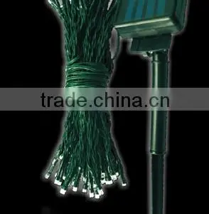 12m 100 Bulbs LED String Light for Christmas Holiday Decoration With Solar Power thumbnail-4