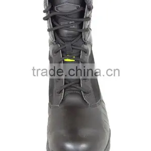 Combat 8 Inches Black Leather Tactical Men Military Boot thumbnail-3