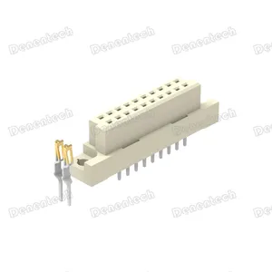 Denentech High Quality Dual Row Straight 20P Female DIN41612 Connector thumbnail-3