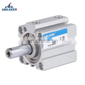 SDA Bore12-25mm SDA12 SDA16 SDA20 SDA25 Female/male Thread Magnet Double Acting Compact Square Thin Small Air Pneumatic Cylinder thumbnail-3