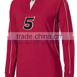 Long Sleeve Sublimated Volleyball Jersey For Team/Design Your Own Volleyball Jersey For Team thumbnail-6