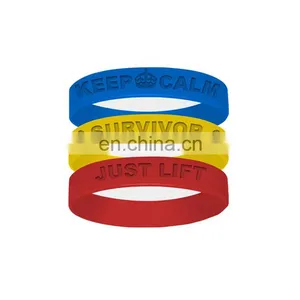 Colourful Round Silicone Power Bracelet With Custom Logo thumbnail-1