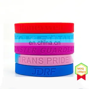 Wholesale Sport Silicon Wrist Bands Cheap Silicone Bracelet Bangle With Custom Logo Popular Printable Wristband thumbnail-1