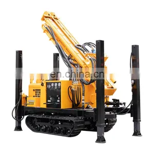 China HW BRAND 300m-1000m Depth Pneumatic Rock Blasting Drill Rig For Mining And Quarry Drilling thumbnail-5